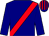 navy blue, red sash, striped cap