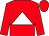 Red body, white triangle, white arms, red halved, red cap