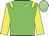 Green, Yellow epaulettes and sleeves, Light Green cap