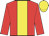 Red, Yellow stripe and cap