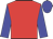 Red, Blue sleeves and cap