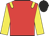 Red, yellow epaulets, sleeves, black cap