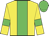 Yellow, Lime Green stripe, armlets and cap