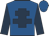 Royal blue, dark blue cross of lorraine and sleeves
