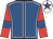 Royal blue, white seams, red sleeves, royal blue armlets, white cap, royal blue star