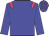 Big-blue body, rose epaulettes, big-blue arms, big-blue cap, rose stars