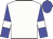 White body, blue arms, white armlets, big-blue cap