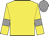 Yellow, grey armlets, grey cap