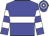 Blue, white hoop, hooped sleeves and cap