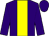 Purple, yellow stripe