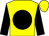 Yellow, black disc, sleeves and cap