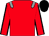 Red, grey epaulets, black seams on sleeves, black cap