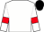 White body, white arms, red armlets, black cap