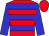 Red body, big-blue hooped, big-blue arms, red cap