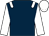 Dark blue, white epaulets, sleeves and cap