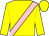 Yellow, pink sash