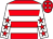 Red, white hoops, white sleeves, red stars, red cap, white stars