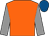 Orange, grey sleeves, royal blue cap