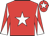 Red, white star, white sleeves, red diabolo, red cap, white star