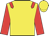 Yellow, red epaulettes & sleeves, yellow cap