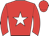 red, white star,