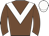 Chocolate, white chevron, white cap