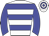 White and blue hoops, Blue sleeves, White and Blue hooped cap
