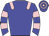 blue, pink epaulettes, hooped sleeves and cap