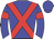 blue, red cross sashes, red armlets , blue cap