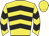 yellow, black chevrons, yellow cap
