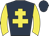 Dark Blue, Yellow cross of Lorraine and sleeves, Dark Blue cap
