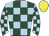 Dark Green, light blue checked, yellow cap