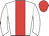 White, red panel and cap