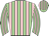 light green and pink stripes