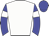 White body, blue arms, white armlets, big-blue cap