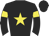 black, yellow star and armlet