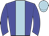 Blue, light blue stripe and cap