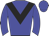 Blue body, black chevron, blue arms, blue cap