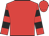 red, black hoops on sleeves