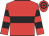 Red, Black hoop, Red and Black hooped sleeves and cap