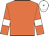 Orange, White armlets, White cap, Orange button
