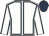 white, dark blue seams and cap