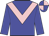 blue, pink chevron, quartered cap