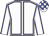 white, blue seams, checked cap