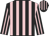 Black and pink striped