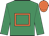 Emerald green, orange hollow box and cap