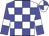 White and blue check, Blue sleeves, White armlets, White and Blue quartered cap