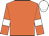 orange, white armlets and cap