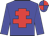 Blue, Red Cross of Lorraine, Quartered cap