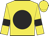 yellow, black disc and armbands